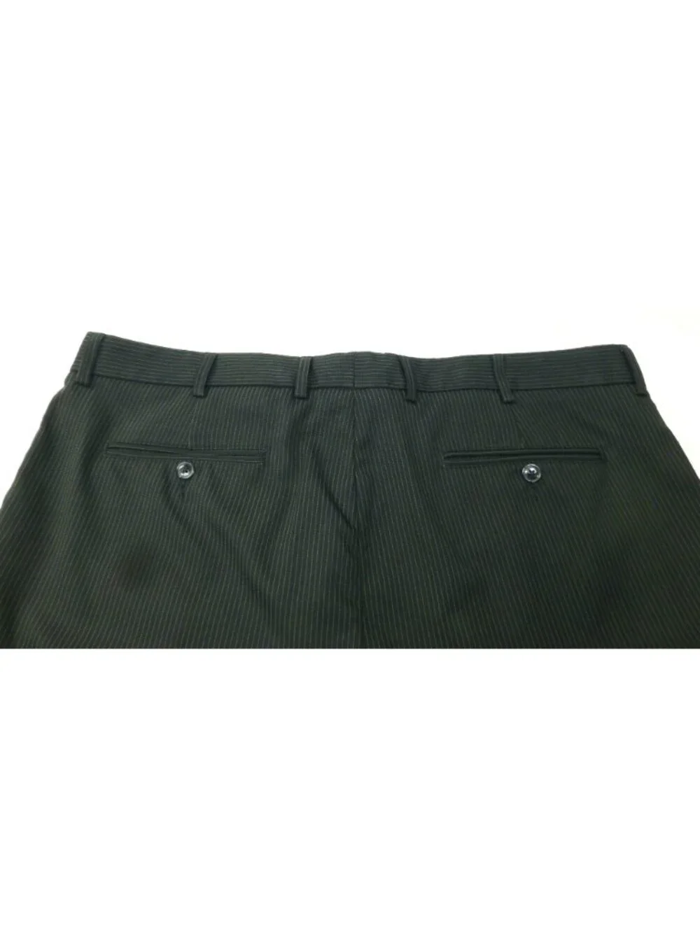Greg Norman Mens Black Pinstriped Golf Shorts W40 Polyester Blend - Picture 9 of 9